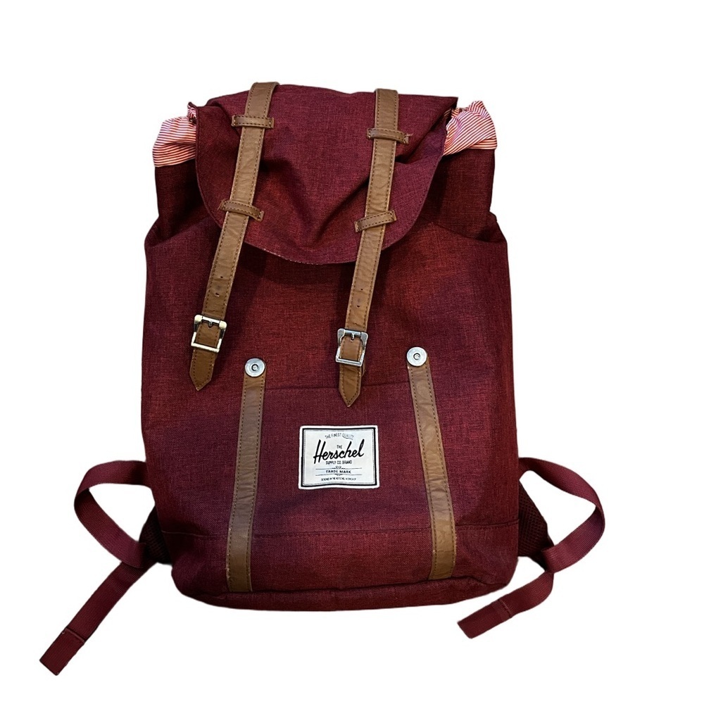 Burgandy Herschel Little America backpack